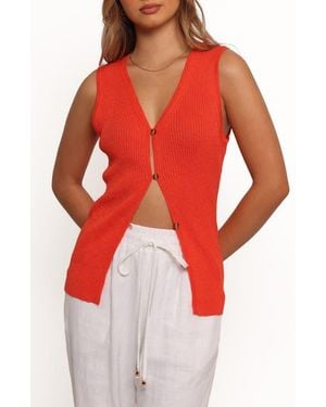 Petal & Pup Parma Sweater Vest - Red