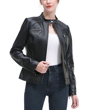 Kimi + Kai Ana Leather Moto Jacket - Black