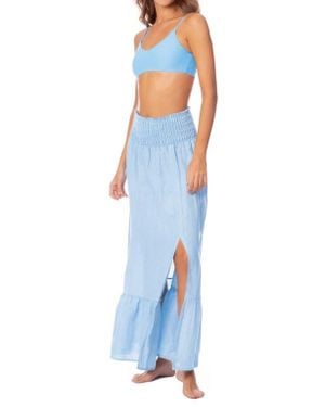 Maaji Aubrey Strone Cover-Up Skirt - Blue