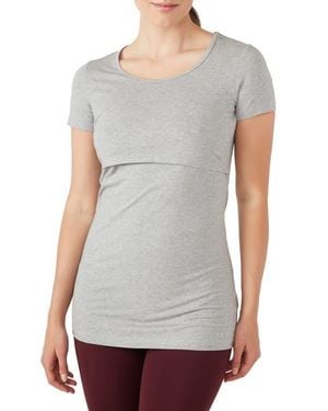 Modern Eternity Maternity Maternity/Nursing Tee - Gray
