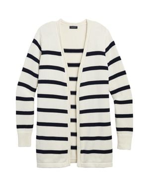 Vineyard Vines Stripe Open Front Cotton Cardigan - Multicolor