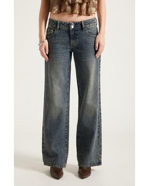 PacSun Zoe Girlfriend Jeans - Blue