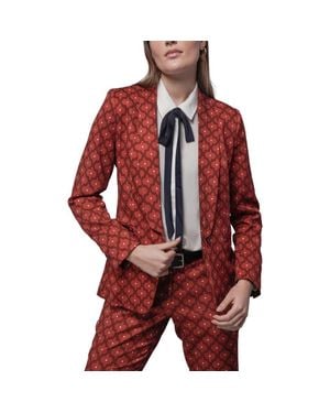 WILDFANG The Empower Tux Blazer - Red