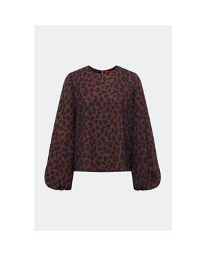 Simon Miller Joplin Chiffon Top - Purple