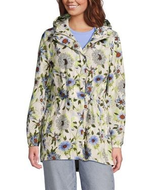 Lands' End Squall Packable Waterproof Raincoat - Multicolor