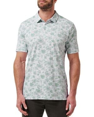 Travis Mathew Been Abroad Cotton Blend Polo - Gray