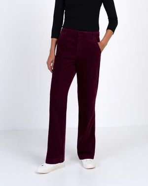 Kettlewell Jamie Cord Straight Pants - Red
