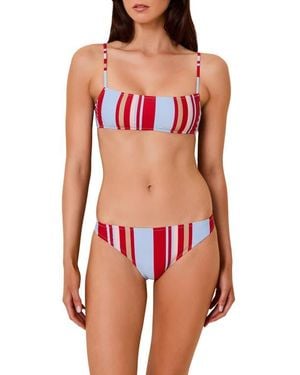 Solid & Striped The Daniela Bikini Top - Red