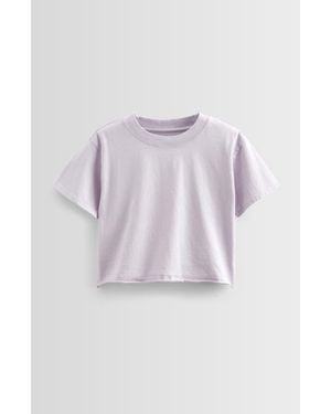 Treasure & Bond Kids' Crop Cotton T-Shirt - Multicolor