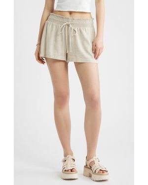 BP. Linen Blend Shorts - Natural