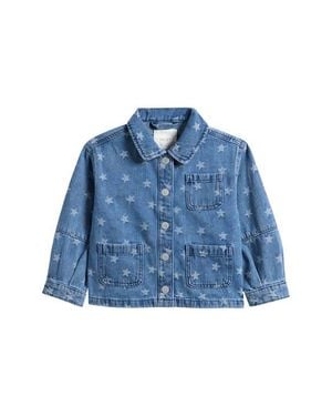 Next Kids' Star Print Denim Jacket - Blue