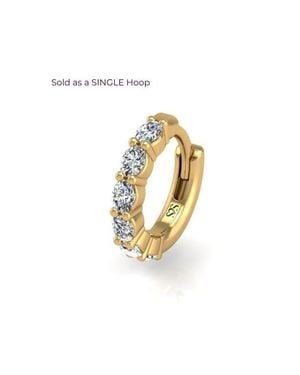Seed2Stone The Big-O Single Hoop - White