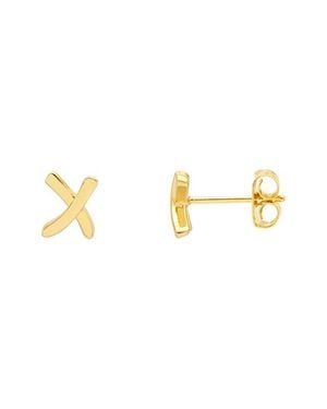 Estella Bartlett Kiss Stud Earrings - Metallic