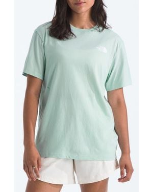 The North Face Midnight Mirage Relaxed Fit Graphic T-Shirt - Green