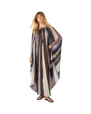 Missoni Long Cape-Effect Caftan - Brown