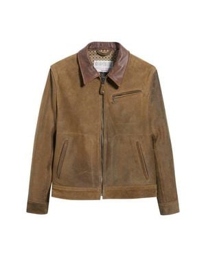 Schott Nyc Leather Jacket - Brown