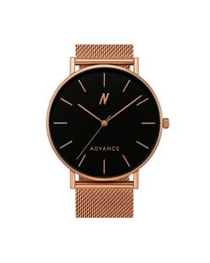 NCMPRBL Advance Crwn Mesh Strap Watch, 36Mm - Black