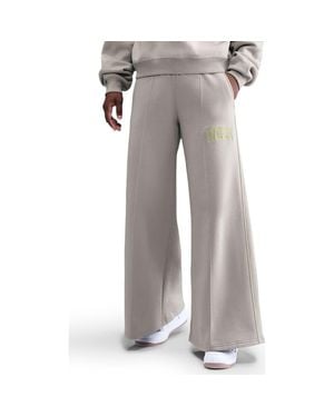 Nike Sportswear Phoenix High Waist Flare Leg Sweatpants - Gray