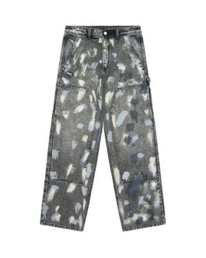 RTA Santiago Straight Leg Carpenter Jeans - Blue