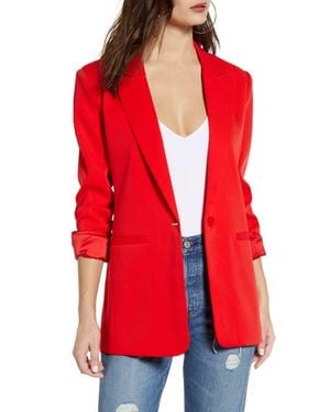 Endless Rose Tailored Single Button Blazer