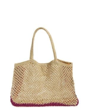 LSPACE Moonlight Woven Jute Tote - Multicolor