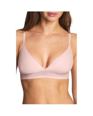 B.tempt'd Full Transparency T-Shirt Bralette - Pink