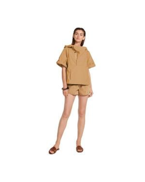 Ansea The Anorak Shirt - Natural
