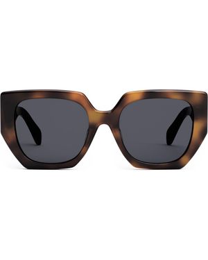 Celine Triomphe 55Mm Butterfly Sunglasses - Gray