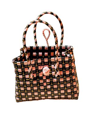 Inner Child Saigon Birkin Recycled Plastic Bag - Brown