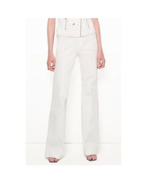 AS by DF Casablanca Straight Leg Jeans - White