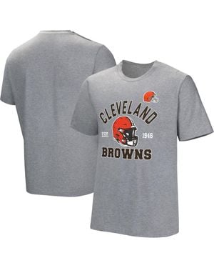 Nfl Cleveland Browns Tackle Adaptive T-Shirt - Gray