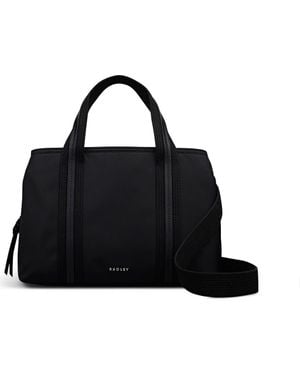 Radley Halley Row Ziptop Satchel Bag - Black