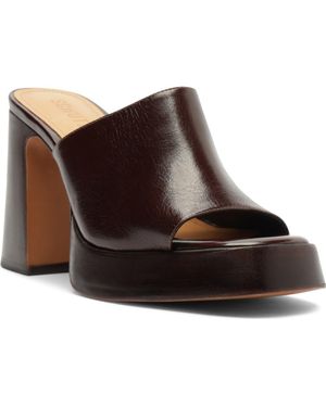 SCHUTZ SHOES Rowan Platform Sandal - Brown