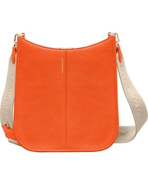 Maison De Sabre Leather Saddle Bag - Orange