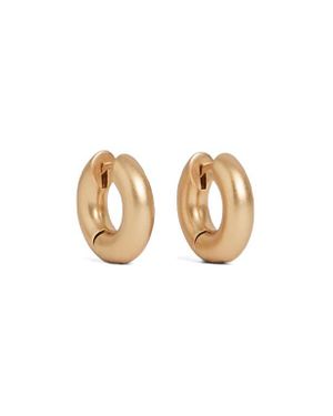 Reiss Oliva Plain Huggie Hoop Earrings - Multicolor