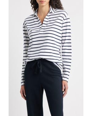 Frank & Eileen Patrick Popover Henley - White