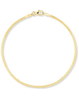 Bony Levy 14K 1Mm Herringbone Chain Bracelet - Metallic