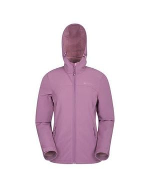 Mountain Warehouse Exodus Breathable Soft Shell Jacket - Purple