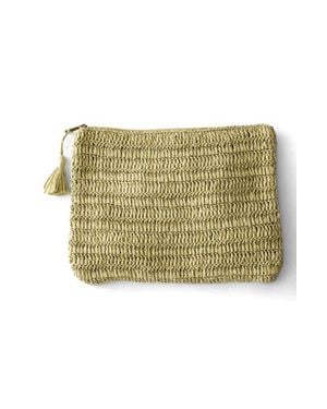 Haven Well Within Straw Clutch - Natural