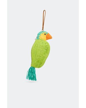 Simon Miller Tropical Bird Wristlet - White