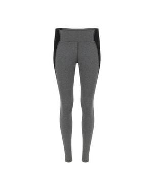 Lezat Neda Colorblock Organic Cotton High Waisted Legging - Gray