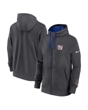 Nike New York Giants Primetime Club Full-Zip Hoodie - Black