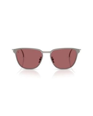 Ferrari Gender Inclusive Fh1032D 56Mm Polarized Square Sunglasses - Pink