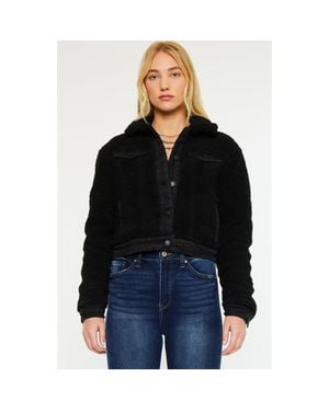 Kancan Monet Cropped Jacket - Black