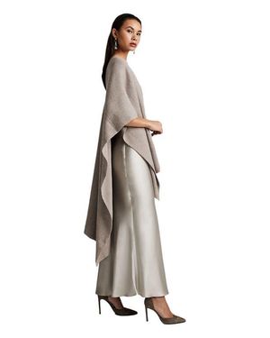 Voz Solid Alpaca Duster - Gray