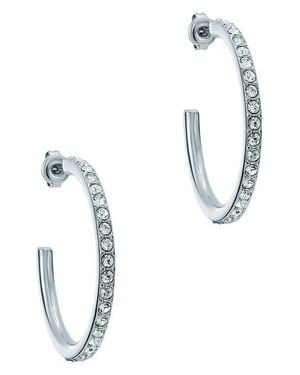 Ted Baker Clanci Medium Crystal Hoop Earrings - Multicolor