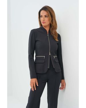 Anatomie Gisela Performance Twill Blazer - Gray