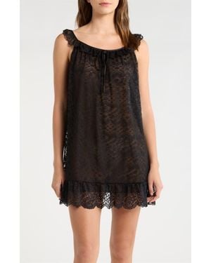 Kilo Brava Embroidered Slip - Black