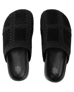 The Sak Bolinas Suede Clog Shoe - Black