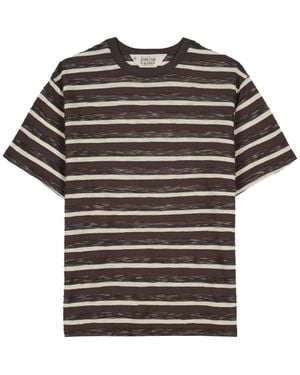 Brain Dead Casey Stripe T-Shirt - Black